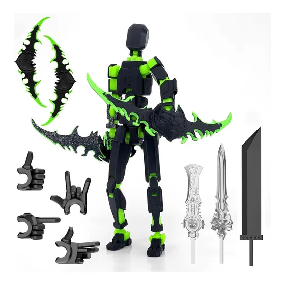 Figura De Acción Robot T13 Articulada Y Coleccionable