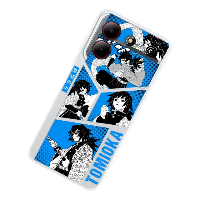 Funda Para Zte Demon Slayer Pilar Tomioka Antigolpes Case