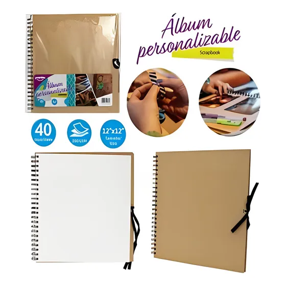 Album Personalizable (scrapbook) 30.5 X 30.5cm Pointer