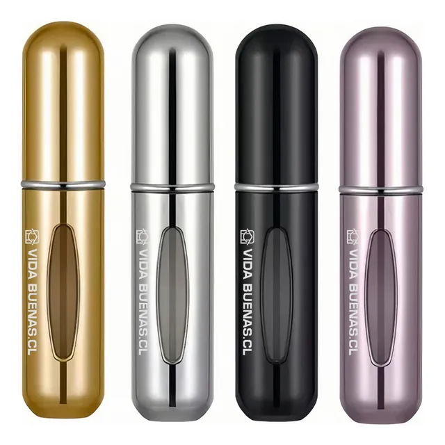 Pack 4 Atomizador De Perfume ,botellas De 5ml Perfume Viaje