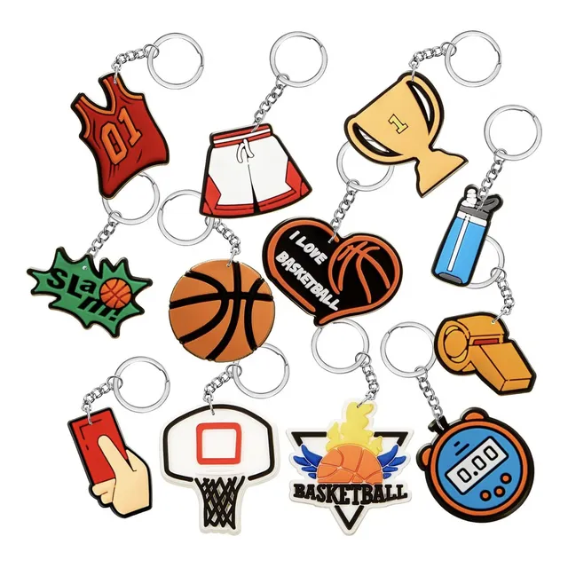2x1 Llavero Deportivo Silicon Basket Baloncesto Cotillon