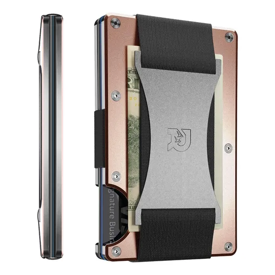 The Ridge Minimalist Slim Wallet For Men - Rfid Blocking ...