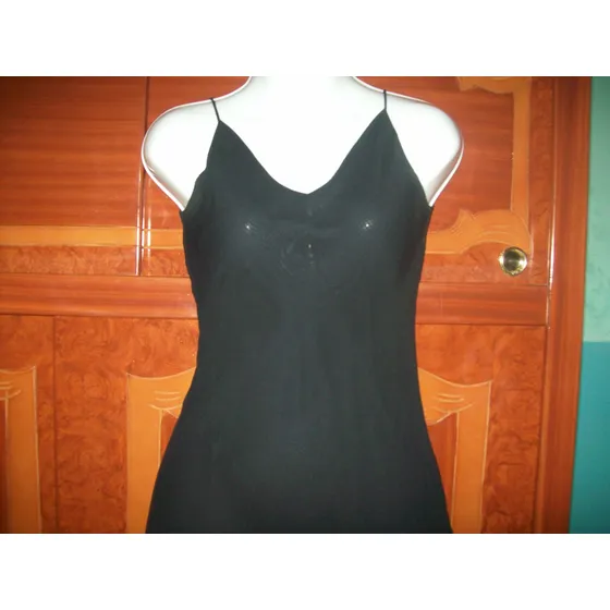 Vestido Negro Dama Talla Xs