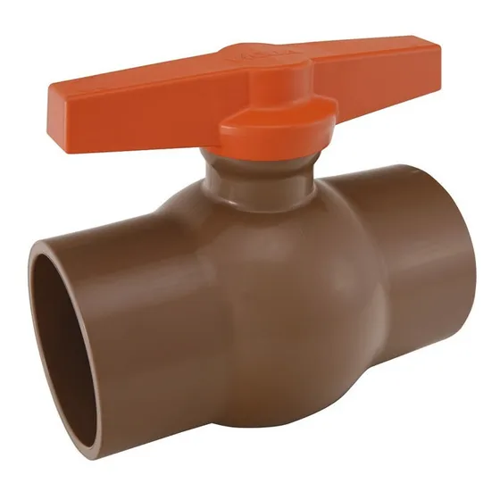 Válvula Esférica Pvc Soldable (marron) 110mm