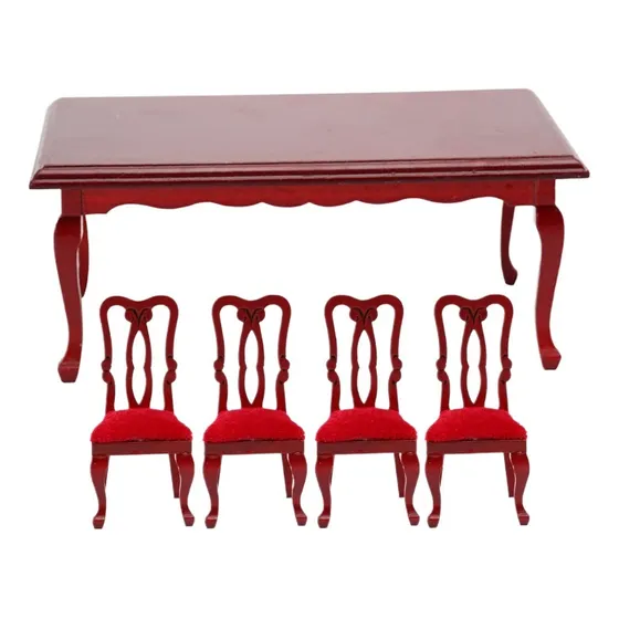 Silla De Mesa De Casa De Muñecas En Miniatura 1:12 Silla De
