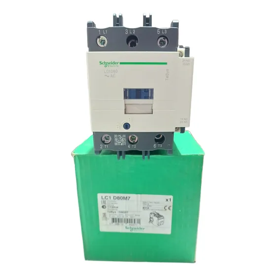 Contator Tripolar 80a 1na + 1nf 220 Vca Lc1 D80m7 Schneider
