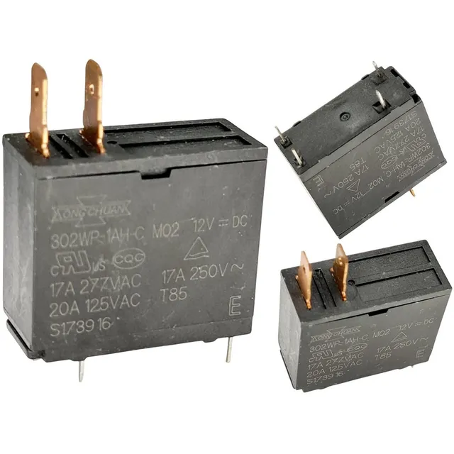 Rele Para Forno Microondas 12v 17a 302 Wp Kit C/ 5 Peças