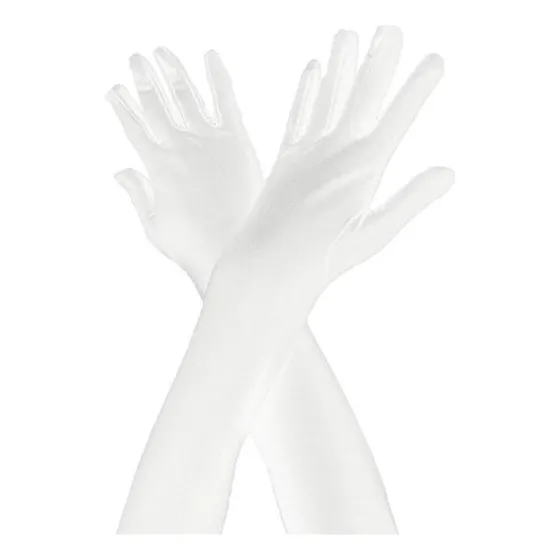 Guantes Largos De Algodón 40 Cm De Largo (precio X Par)