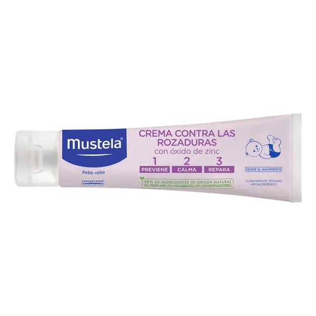 Mustela Crema Contra Rozaduras 1.2.3 Con Óxido De Zinc Para