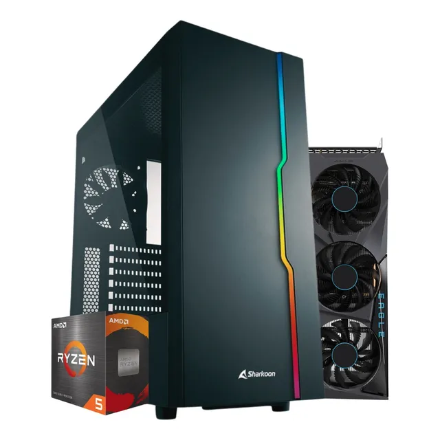 Pc Gamer Amd Ryzen 5 32gb Ram 1tb Radeon Rx 7600 16gb Gddr6