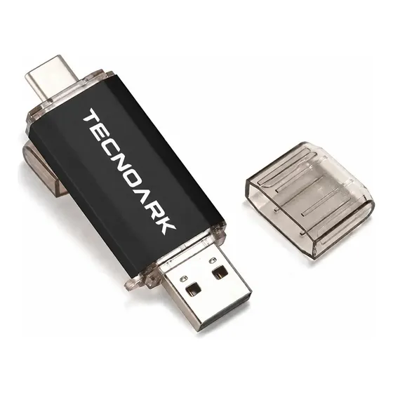 Pendrive 64gb Usb2.0 Celular Android Tipo C 2/1 Menor Cor Preto Jaster