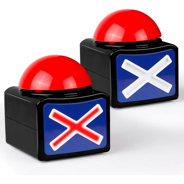 2 Botón De Alarma Del Juego Answer Buzzers Talento Zumbador