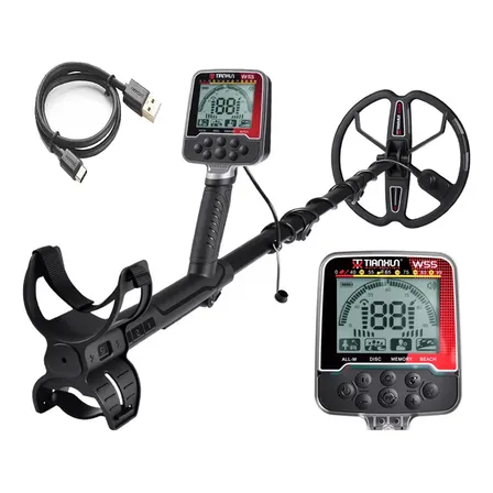 Detector De Metais Submersível Para Ouro E Prata Tianxun W55 Preto