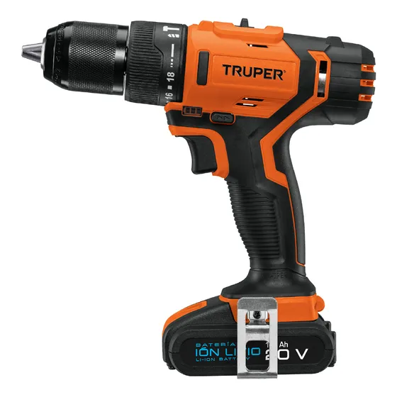 Rotomartillo Inalámbrico, Batería Ión Litio 20v, 1/2 11020 Color Naranja Frecuencia 50hz 60 Hz