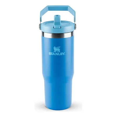 Garrafa Térmica Stanley Flip Straw Hidratação 887ml Azul
