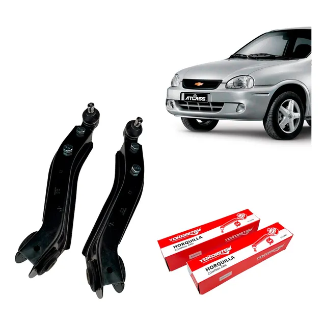 Bandejas + Rotulas Curva Chevrolet Corsa 1.6 1998-2012 / Par