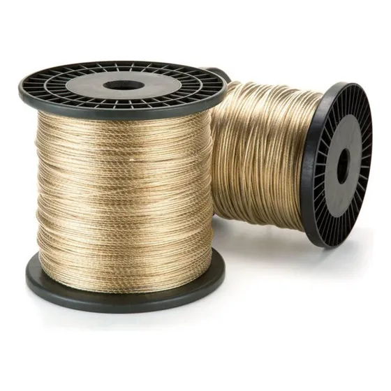 Bobina 100mts Cabo De Aço Revestido Pvc 2mm P/ Varal Cor Dourado