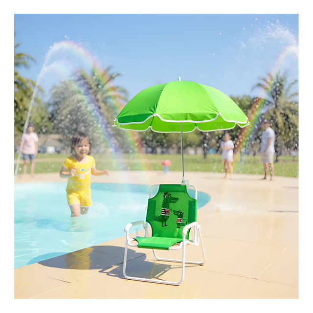 Cadeira Infantil Praia Piscina Com Guarda Sol Proteção Uv