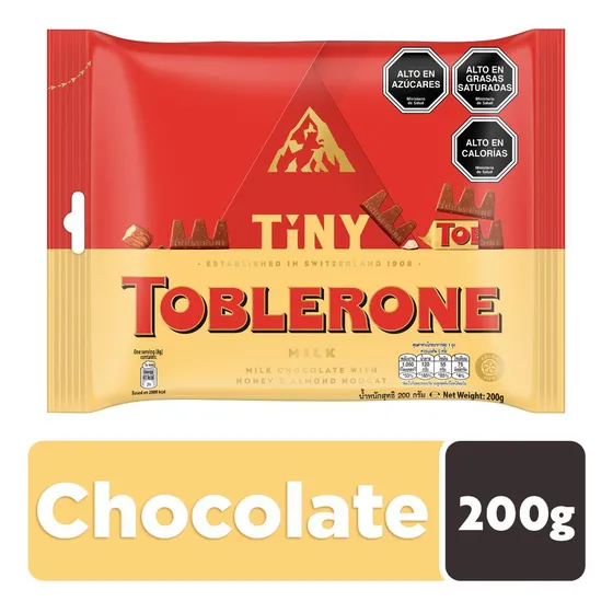 Toblerone Chocolate Leche Bolsa Mini 200g
