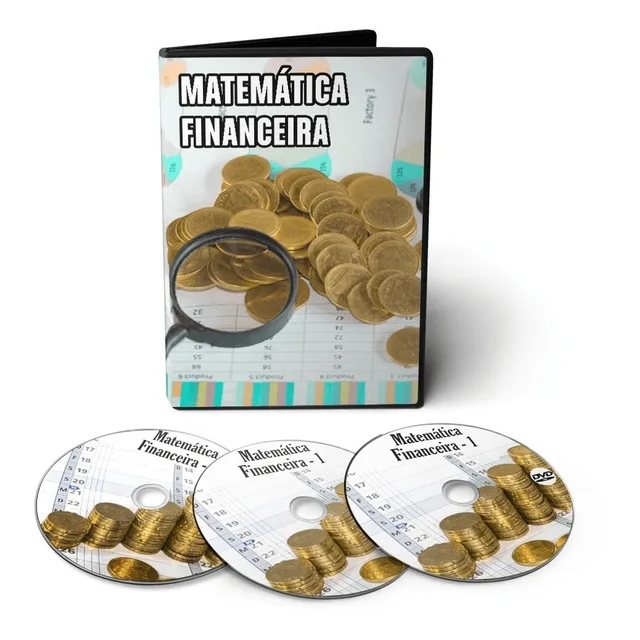 Curso De Matemática Financeira Em 03 Dvds Videoaula