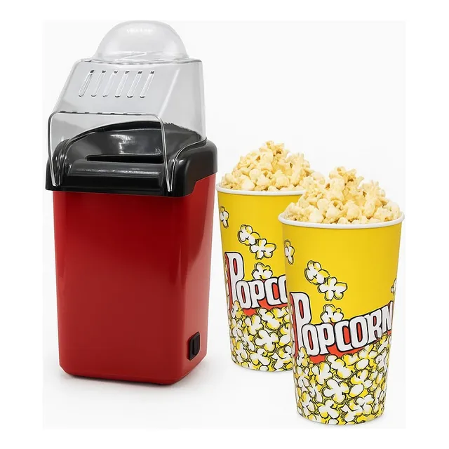 Popera Maquina Para Hacer Pop Palomitas Sin Aceite +2 Vasos