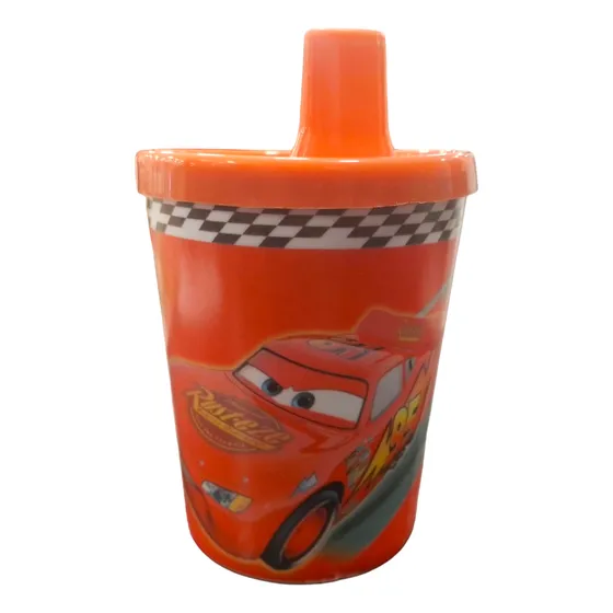 Vaso Con Boquilla Modelos Cars Y Hello Kitty