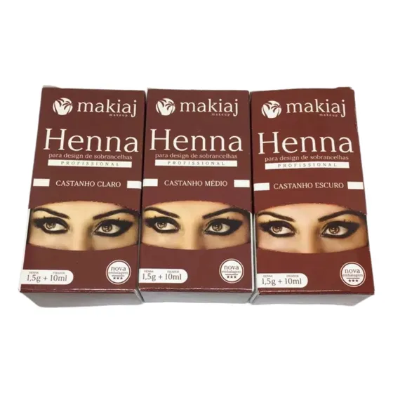 Henna Tinte Perfilador Para Cejas Makiaj Brasil Nuevo!