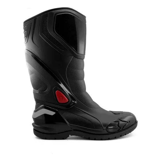 Botas Caucho Impermeable Venus Racing Motociclista Reflectiv