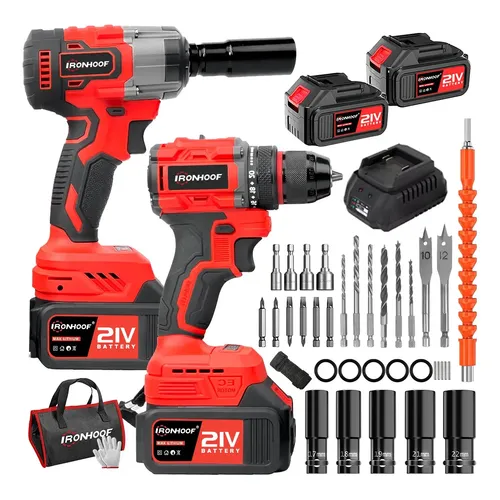 Kit Ferramentas 5em1 Potente E Completo Maleta 48v Premium