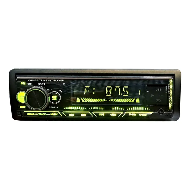 Radio Auto Fm Bluetooth Usb Entrada Sd 50w X4 Frente Control