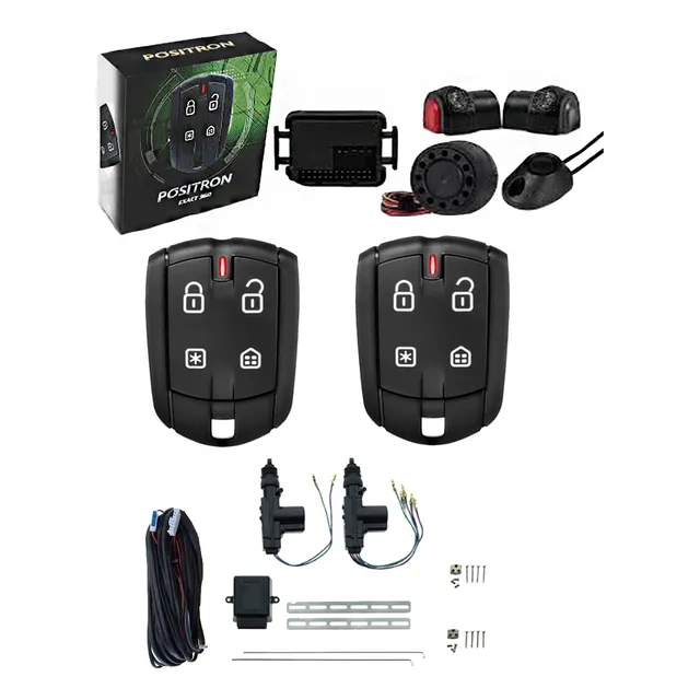 Alarma Auto Volumetrico Positron Ex Us + Cierre Centralizado Electrico 2ptas Zuk
