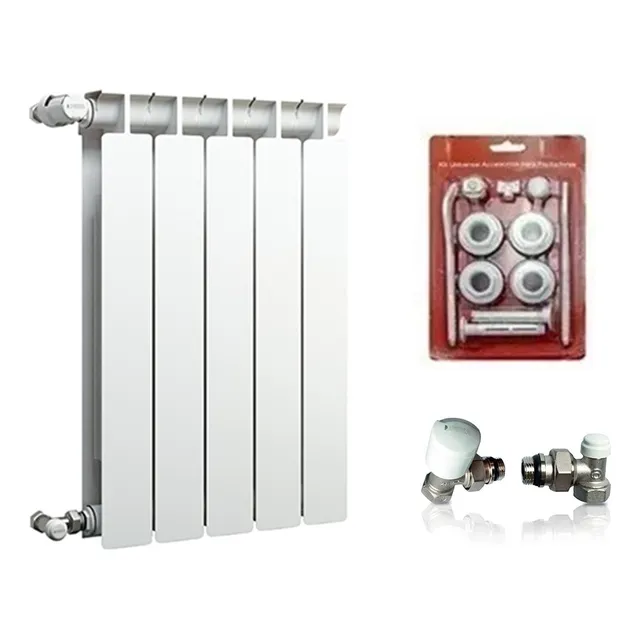 Radiador Peisa Tropical 500 5 Elementos + Kit De Instalación