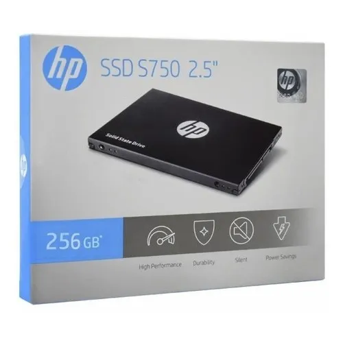 SSD HP S750 2.5 Sata 256gb para ordenador y portátil + color negro