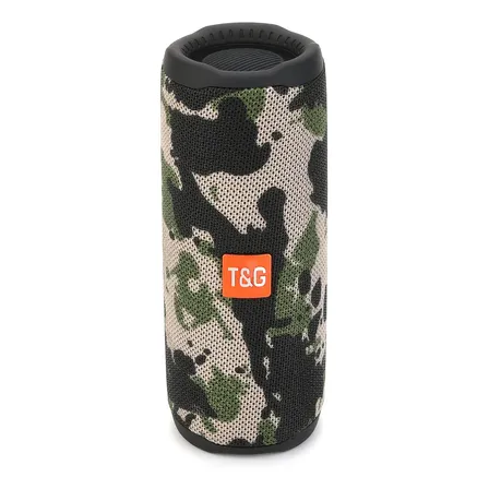 Altavoz Inalámbrico Portátil Con Subwoofer, Radio Fm, Bluetooth, Potencia Camouflage