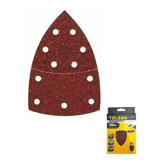 Set De Hojas De Lija Triangular 