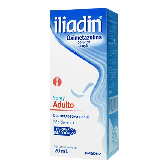 Iliadin Adulto Solución Nasal En Spray, 1 Frasco Atomizador 20 Ml