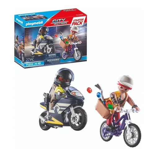 Playmobil Starter Pack Fuerzas Especiales Y Ladró Cantidad De Piezas 27