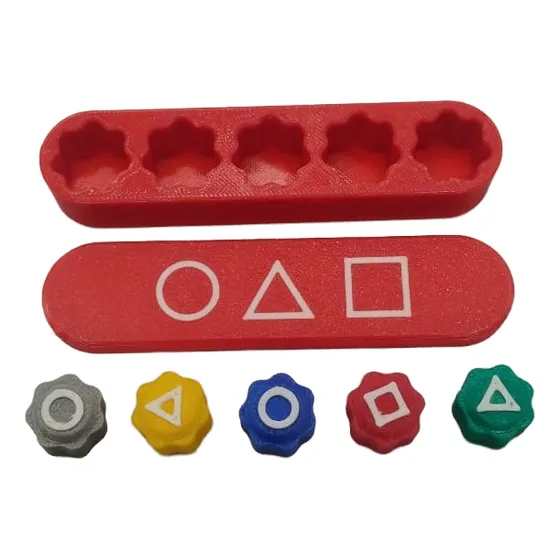 Juego De Dados Gonggi Del Juego Del Calamar Con Estuche