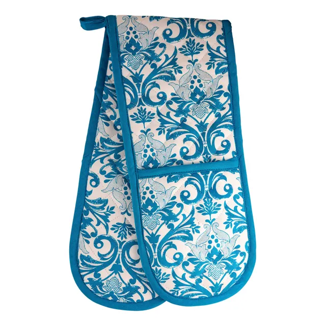 Guante Cocina Para Barbacoa Navidad Horno Dobl Extra Largo 1