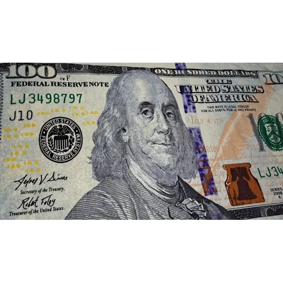 Toalla Fortuna Billete Cien Original Benjamín Franklin Dolar