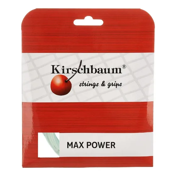 Cuerda Raqueta Tenis Kirschbaum Max Power 1.25 Blanca 12 M