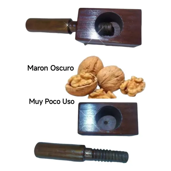 Parte Nueces De Madera Tipo Tornillo Marrón Como Nuevo