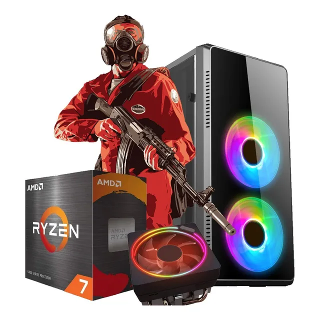 Pc Armada Gamer Amd Ryzen 7 5700G Ram 32GB 960g Ssd Wifi