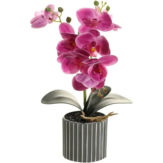 Arreglo Orquídeas Artificiales Decoración 43 Cm