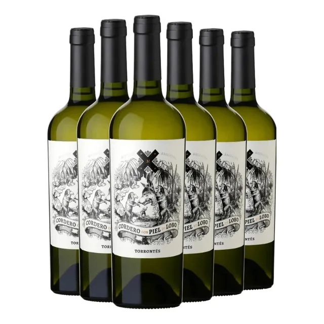 Vinho Branco Seco Cordero Em Piel De Lobo Torrontes Kit 06 U