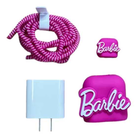  Protector Cable Y Cargador Para iPhone De 20w En Diseño 