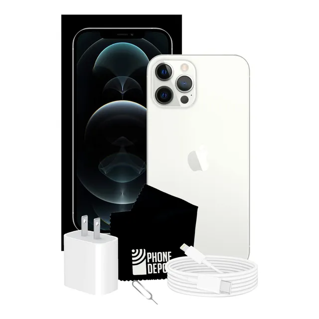 Apple iPhone 12 Pro Max 512 Gb Plata Con Caja Original + Protector