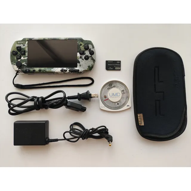 Psp3000 Playstation Sony Portable Metal Gear Solid Pw +juego