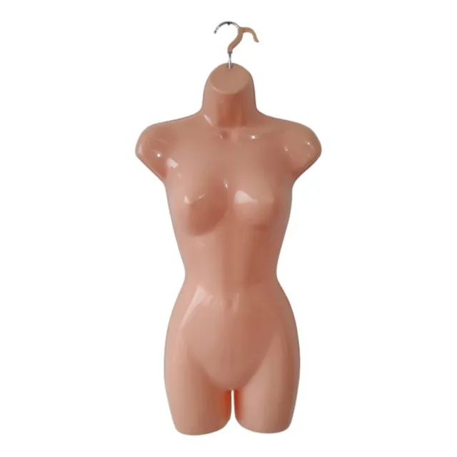 Maniqui Medio Torso Colgante Mujer Plastico Resistente Largo