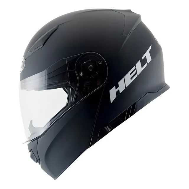 Capacete Com Óculos Interno Escamoteável Helt Preto 58